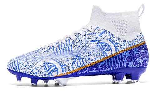Antideslizantes Tacos De Futbol,blanco Zapato Soccer | Envío gratis