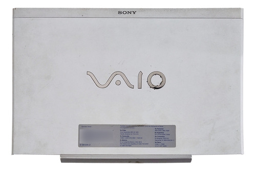 Carcasa Tapa Pantalla Sony Vaio Pcg-4121gm