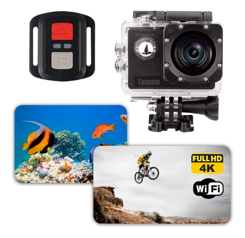 Camera Filmadora Ação Sport 4k Ultra Hd Capacete Mergulho 