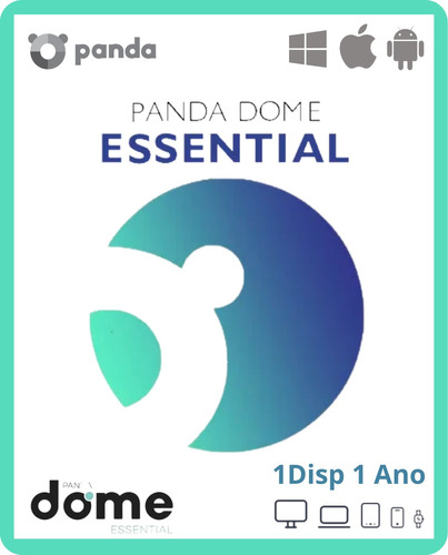 Antivírus Panda Dome Essential - 1 Ano 1 Dispositivo