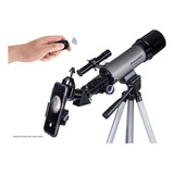 Telescopio Celestron Travelscope 60 Dx Mochila Adap Celular Color Gris