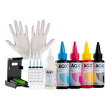 Kit Recarga Cartuchos Aqx P/hp 675 60 21 22 46 664 + Cleaner