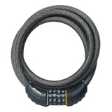 Cable Con Candado Master Lock, Largo De 183 Cm, Negro