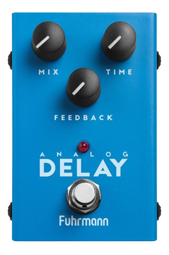 Pedal De Efeito Analog Delay Fuhrmann Para Guitarra Com Nfe