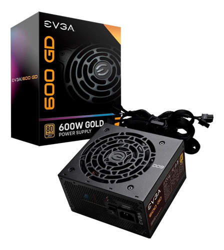 Fuente De Poder Pc 600w Gamer Evga 80 Plus Gold 100-gd-0600-