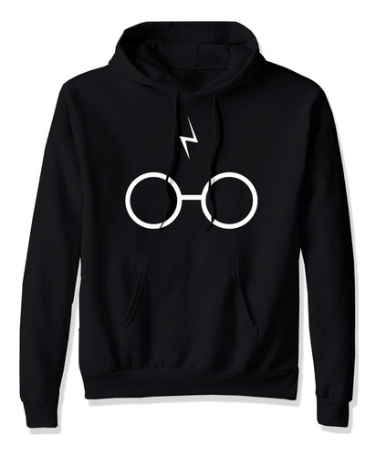 Sudadera Gorro Harry Potter Lentes Cicatriz Rayo Patronum