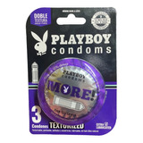 Playboy Condones Doble Textura 3 Piezas