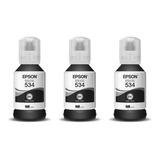 Kit 3 Refil Tinta Epson 534  M2170/m3180/m1120