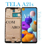 Tela Frontal Original A21s/a217 C/ Aro+capinha+película 3d