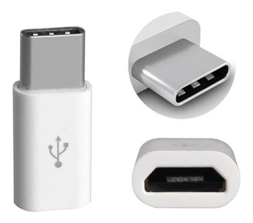 Adaptador Otg -micro Usb- A -tipo C- Para Celular O Tablet Color No Aplica