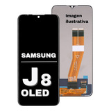 Modulo Pantalla Samsung J8 Oled Display S/marco