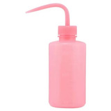 Frasco Pisseta Com Bico Dosador Curvo De 250 Ml -  Rosa