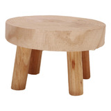 Base De Soporte De Maceta De Madera Maciza Suministros De S