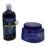 Pack Shampoo + Crema Matizante 1 Litro Azul Violeta Grafito