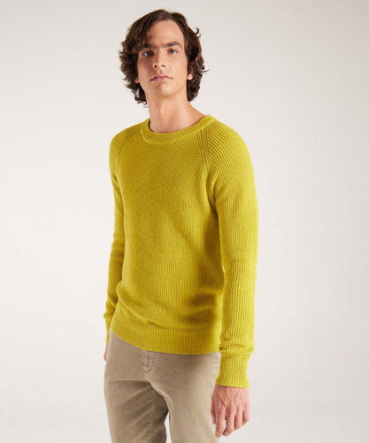 Saco Hombre Seven C/r Amarillo Algodón 45330216-6716