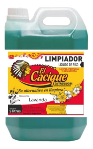 Desodorante Piso Lavanda X5lts Cacique