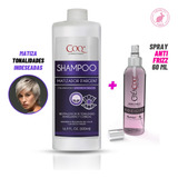 X2: Shampoo Matizador Violeta Rubio 500 Ml+ Anti Frizz 60 Ml