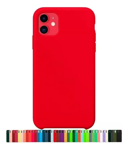 Capa Capinha Silicone Para iPhone 6 7 8 X Xs Xr 11 12 13 Max