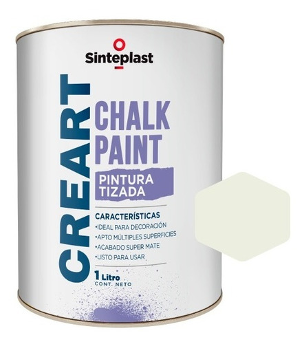 Creart Chalk Paint A La Tiza Sinteplast | +10 Colores | 1lt