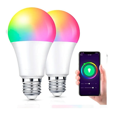 Foco LED Inteligente Artlite ALA-029 WiFi Alexa Google RGB E26 10W 2 Pack | MercadoLibre