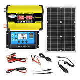 Sistema Solar , Kit De Panel Solar Portátil, Inversor De 400