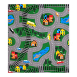 Lona Manta Pista Didáctica Infantil 150x150 Ciudad Lavable