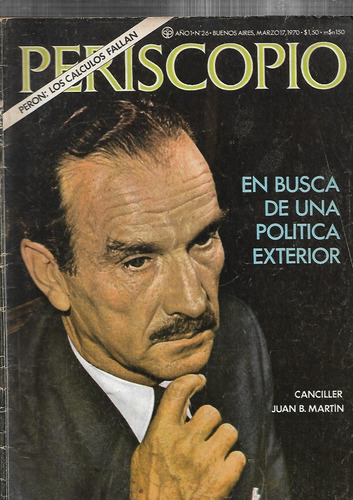 Periscopio: Año 1 - Nº26. Buenos Aires, Mayo 17, 1970. 