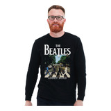 Polera Ml The Beatles Abbey Road Album Cove Rock Abominatron