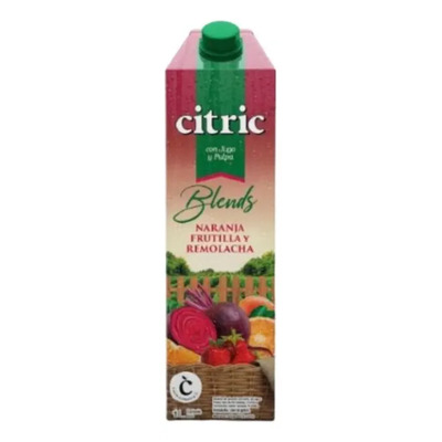 Jugo Blends Naranja, Frutilla Y Remolacha Citric 1 Litro | MercadoLibre