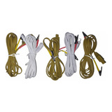  5 Cables Caiman Para Electroestimulador Kdw808-i