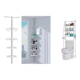 Esquinero Regadera Organizador Baño + Mueble Rack Baño Org Color Variado