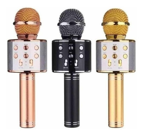 Micrófono Portátil Parlante Karaoke Bluetooth Ws858