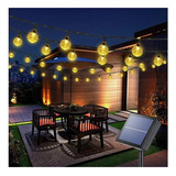 Drawstring Clothesline, 200 Led, Bola De Cristal, Luz De 22