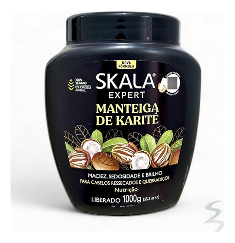 Creme De Tratamento Skala Manteiga De Karité 1000g