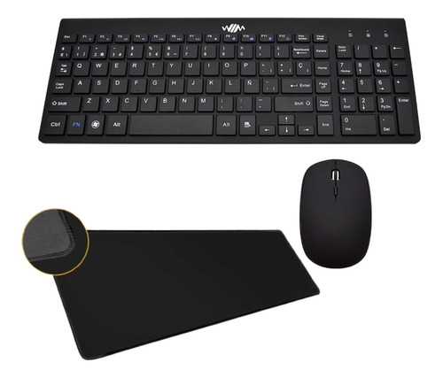 Kit Teclado Y Mouse Inalambrico Usb 2.4 Ghz Español + Regalo