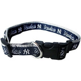 Mlb Collar De Perro Nueva York Yankees, Medio.