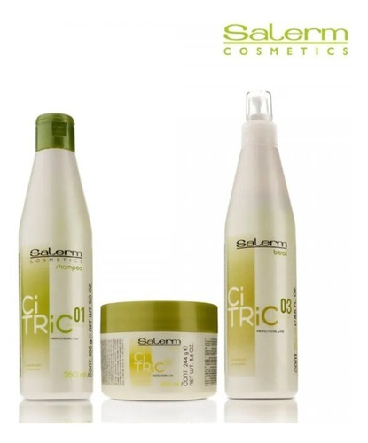 Salerm Citric Balance Kit Para Cabello Teñido 3 Productos