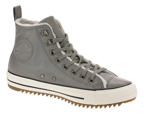 Tenis Converse 161513c Hiker Boot Grises Premium Piel