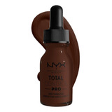 Base De Maquillaje Total Control Pro Drop Nyx Cosmetics Tono Deep Ebony