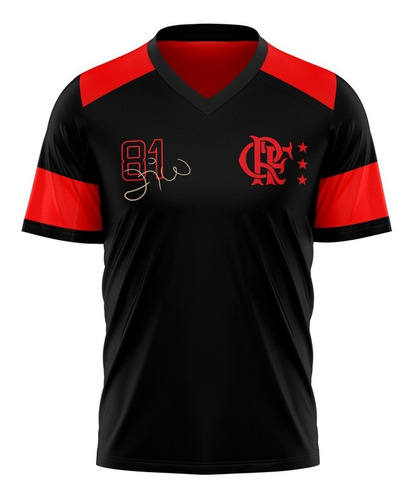 Camisa Infantil Flamengo Retro Zico Mundial Oficial