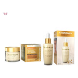 Kit Gold Cicatricure Diurno Fps30 Sérum Firmador Antissinais