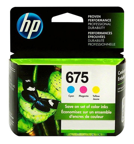 Cartucho Impresora Hp 675 Color Original - Factura A / B