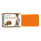 Jabón Kojic De Papaya Para Limpieza, Hidratante Y Exfoliante