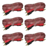 Paq. 24 Cable De Audio De Cobre Para Radio 10 Pies Oy-rca10