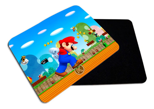 Mouse Pad Mario Bros - Videojuego - Nintendo - Estampaking