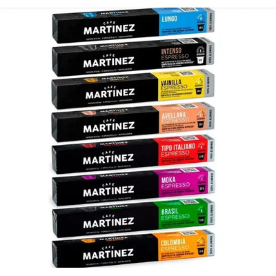 Cafe En Cápsulas Cafe Martínez Compatible Con Máquinas Nespresso Combo X 80 Unidades | Envío gratis