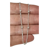 Pulseira Feminina Bolinhas 3mm  Prata 925 