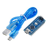 Arduino Uno Nano V3.0 Atmega328p Con Cable Usb Para Arduino 