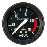Reloj Temperatura Agua Orlan Rober Línea Classic Negro 52mm