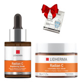 Kit X 2 Radian C Lidherma Suero + Crema Hialuronico + Vit C